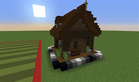Small 10x10 Log Cabin Minecraft Map