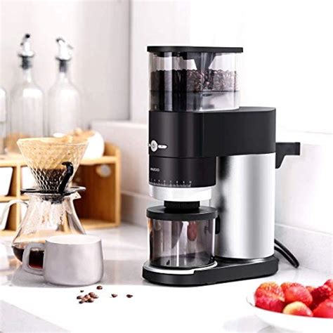 Enzoo Burr Coffee Grinder Conical Electric Coffee Bean Grinder With