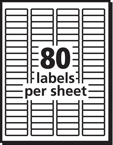 Quality labels for your mailing needs; AVERY 5267 Easy Peel Return Address Labels , White Laser ...