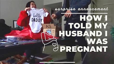 Wife Surprises Husband With Pregnancy Announcement YouTube