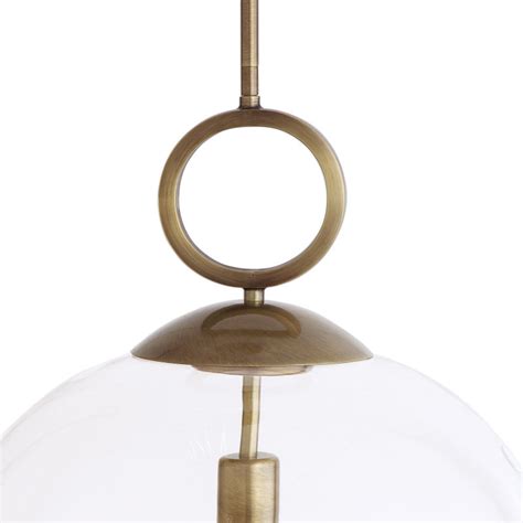 Calix Large Blown Glass 1 Light Pendant In Gold By Uttermost