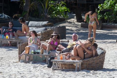 Free Ric Flair Wendy Barlow Enjoy Thanksgiving Together In Tulum