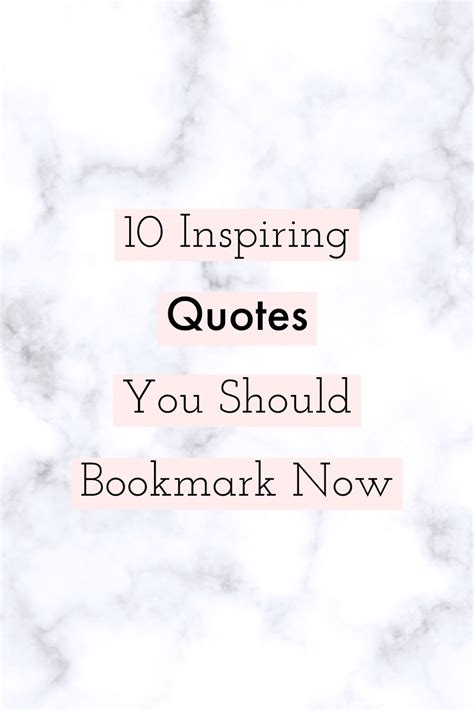 10 Inspiring Quotes You Should Bookmark Now | Katie's Bliss