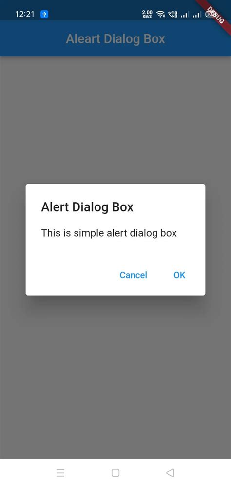 How To Implement An Alert Dialog Box In A Flutter Do Somthings