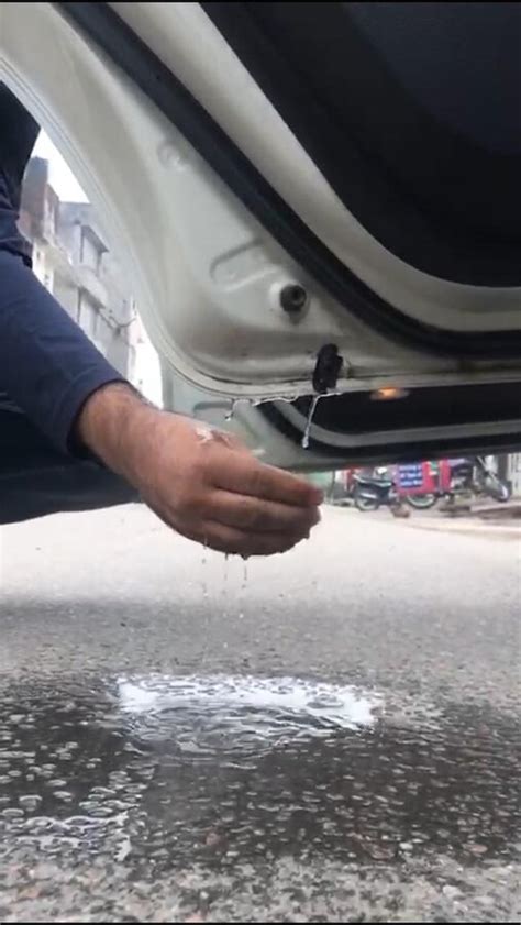 Toyota — Rain Water Leaking Into The Car Innova Crysta On The Right