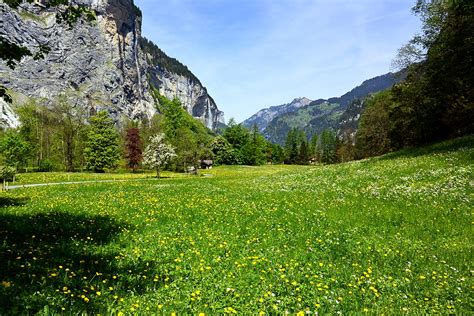 Valley Of 72 Waterfalls Switzerland Photograph By Two Small Potatoes