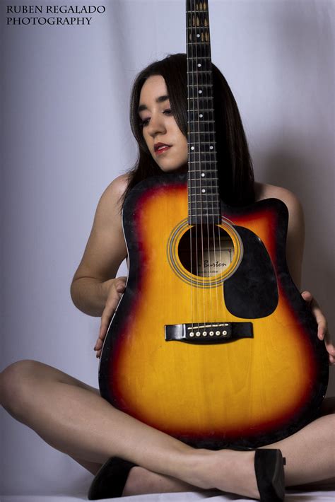 Sexy Brunette Latina With Guitar Ruben Regalado Flickr