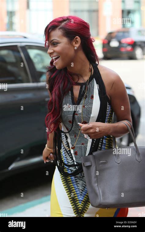 Christina Milan Is Seen Walking In Beverly Hills Featuring Christina