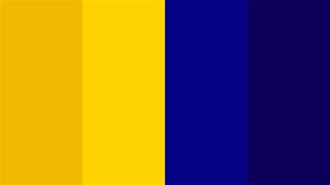 Yellow And Blue Color Palette