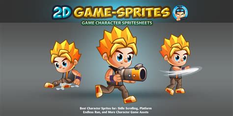 2d Game Character Sprites 2 By Dionartworks Codester