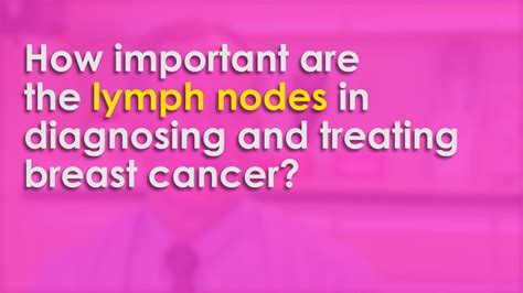 Lymph Nodes And Breast Cancer Youtube