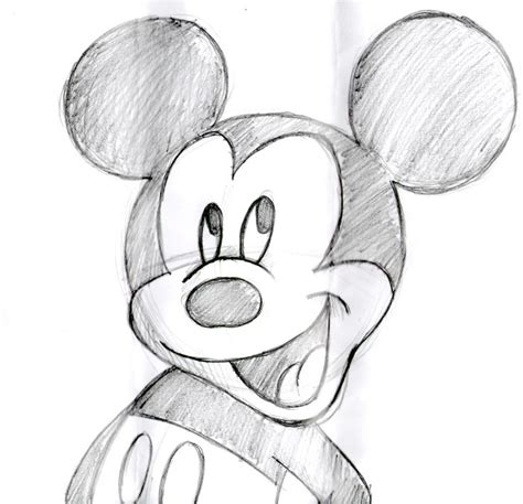 Mickey Mouse Cute Easy Disney Characters To Draw Pic Connect