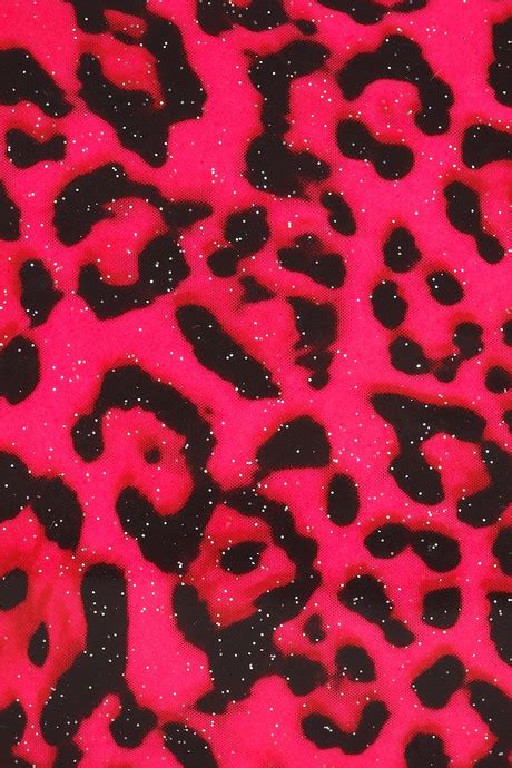 45 Glitter Cheetah Print Wallpaper