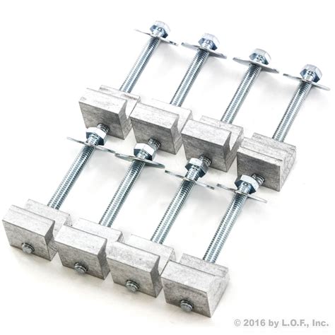 4 Sets Tool Box Mount Tie Downs J Hook Crossover Toolbox Pickup 8pc Aluminum Ebay