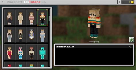 Minecraft Youtubers 1k Skin Pack For Mcpe