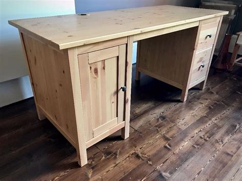 Ikea Hemnes Desk Solid Wood In Perfect Condition In Cheltenham