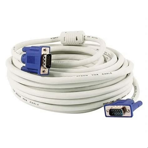 White Vga Cable 10 Mtr M To M For Computer At Best Price In Nagpur