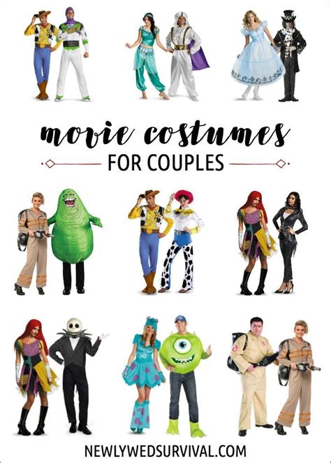 Top Movie Costumes For Couples Couples Costumes Cute Couple Halloween Costumes Unique Couple