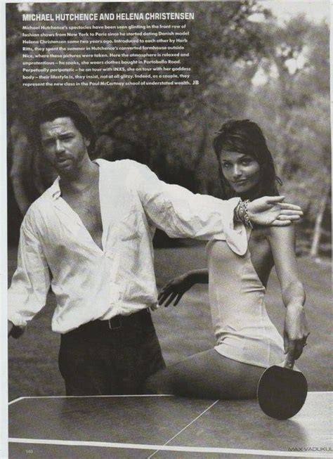 Pin By Qiuhello On Whoever Michael Hutchence Helena Christensen