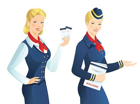 Royalty Free Stewardess Clip Art Vector Images And Illustrations Istock