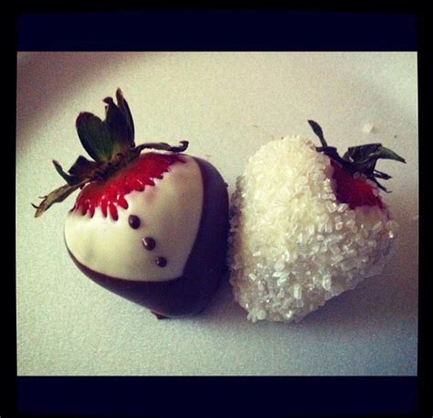 Chocolate Covered Strawberries Bride And Groom Sweet Revenge Decadent