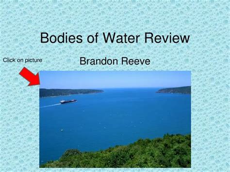 Ppt Bodies Of Water Review Powerpoint Presentation Free Download