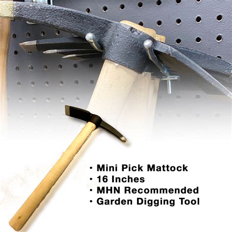 Mini Pick Mattock Garden Tool For Digging Prying Chopping