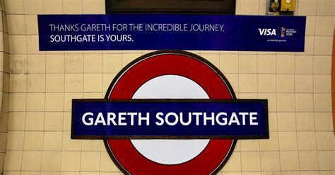 Curiosità Metropolitana Londra Una Fermata In Onore Del Ct Southgate
