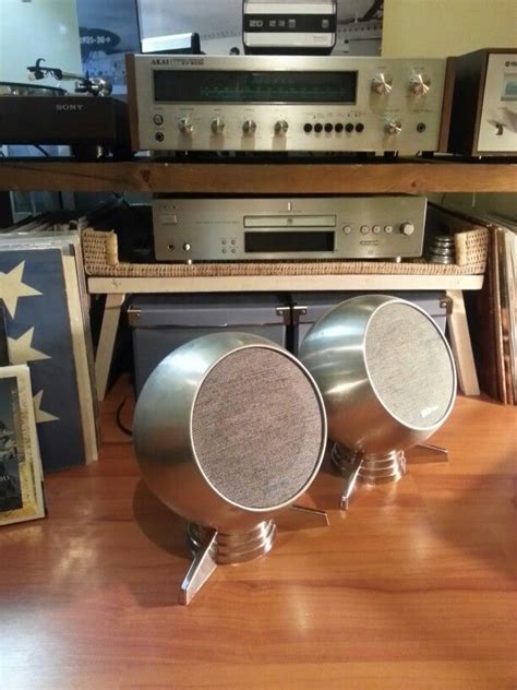 Telefunken Cube Speakers Listening Room Beautiful Mess Retro Vintage