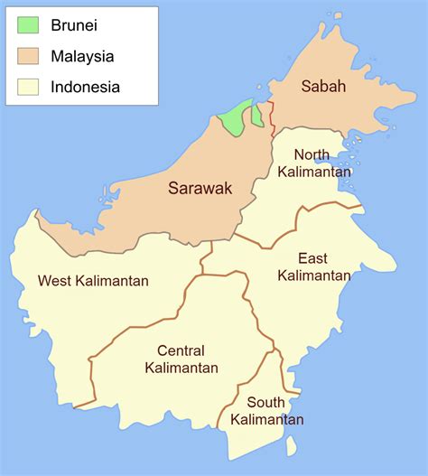 Germany is located in central europe. Brunei Karte Geschichte