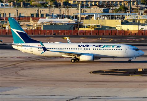 C Gwux Westjet Boeing 737 800 By Dylan Campbell Aeroxplorer Photo