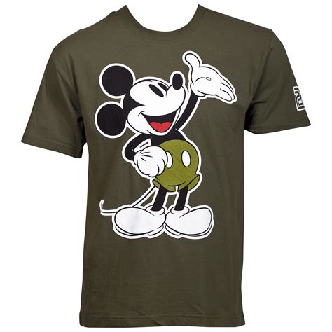 Mickey Mouse Army Green T Shirt Small Walmart Canada