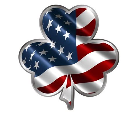 Irish American Flag American Shamrock Flag Ireland Lucky Irish Clover