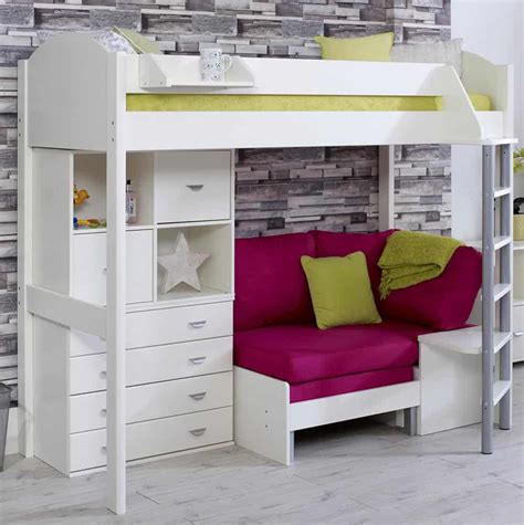 Loft Bed With Couch Underneath 20 Photos Bunk Bed With Sofas