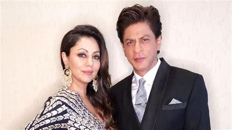 shah rukh khan wishes wife gauri world theatre day with a magical couple photo see pic movies