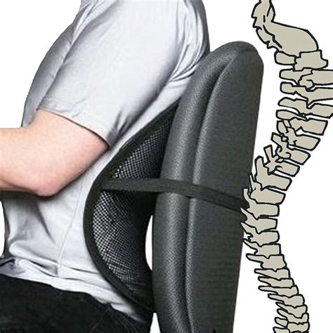 Cool Vent Mesh Back Lumbar Support For Office Chair Car And Other Health And Household