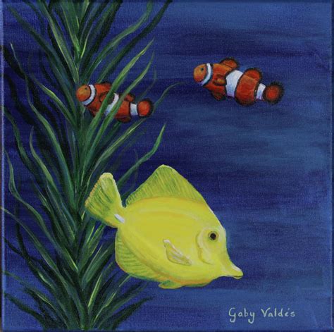 Sea Life Ii By Gabriela Valdes