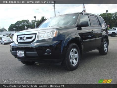 What will be your next ride? Crystal Black Pearl - 2011 Honda Pilot LX - Gray Interior ...