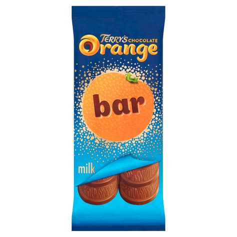 Terrys Chocolate Orange Milk Bar 90g Single Chocolate Bars And Bags
