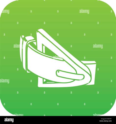 Fashion Belt Icon Green Vector Stock Vector Image And Art Alamy