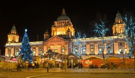 Belfast City Hall Christmas Lights And Market 2011 Flickr