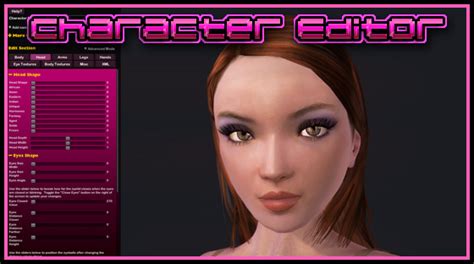 Sex Sim Add Ons Shop Character Editor