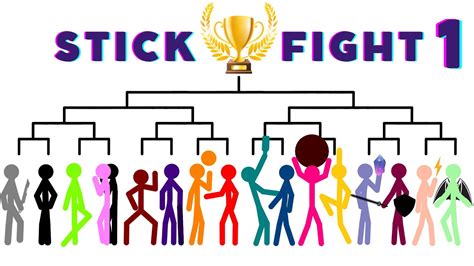 Stickman Tournament 1 Stickman Animation Fight Stickfight Youtube