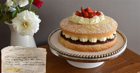 Victoria Sponge Cake Recipe Cooking With Nana Ling