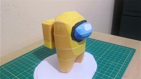 Cómo Hacer Tripulante Papercraft Among Us Tutorial Youtube