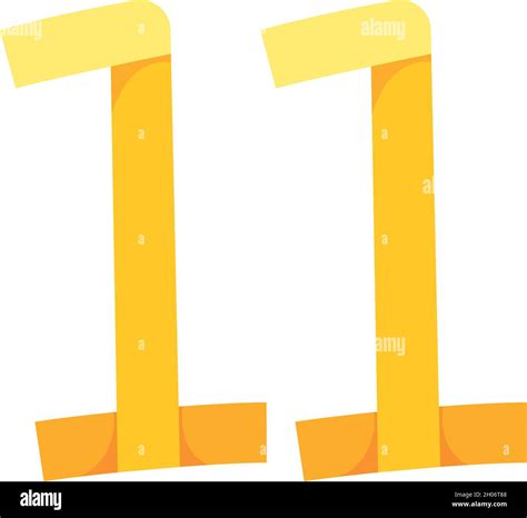 Number Eleven Icon Stock Vector Image And Art Alamy