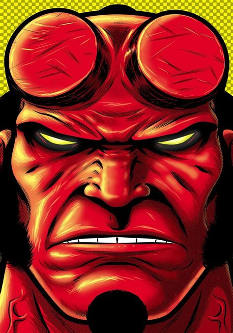 Hellboy Superhero Movie Art Comic Book Heroes