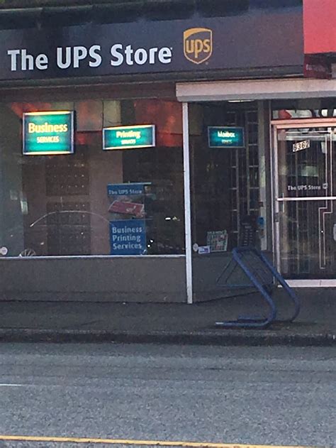 The UPS Store - 6362 Fraser St, Vancouver, BC