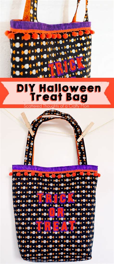 Diy Halloween Treat Bag Tutorial Halloween Treat Bags Diy Diy