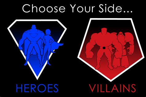 Heroes Vs Villains Event Series Project Behance